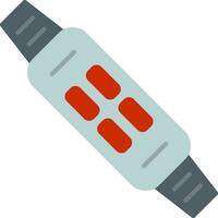 kondition armband platt ikon vektor