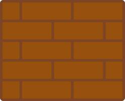 brickwall platt ikon vektor