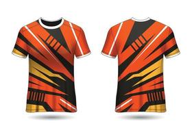 T-Shirt-Sport-Design. Renntrikot Vektor