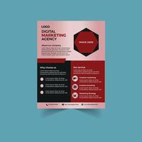 Corporate Flyer Template Design vektor