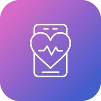 Gesundheit App Vektor Symbol