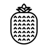 Ananas-Vektor-Symbol vektor