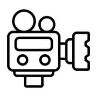 Symbol für den Vektor der Filmkamera