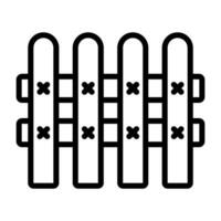 Zaun-Vektor-Symbol vektor