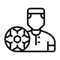 Fußball Trainer Vektor Symbol