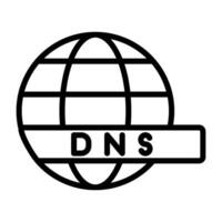 DNS Server Vektor Symbol