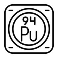 Plutonium Vektor Symbol