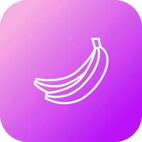 Bananen-Vektor-Symbol vektor