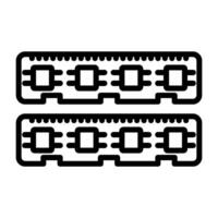 RAM Erinnerung Vektor Symbol