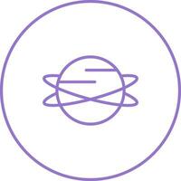 Planet-Vektor-Symbol vektor