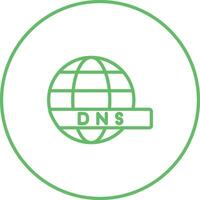 dns server vektor ikon