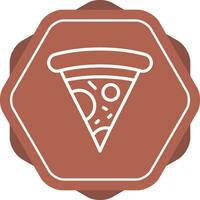 Pizza-Vektor-Symbol vektor