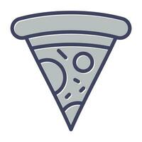 Pizza-Vektor-Symbol vektor