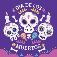 dia de los muertos vektor