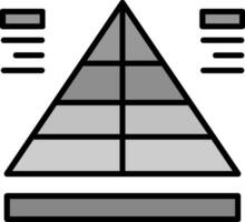 Pyramide Vektor Symbol