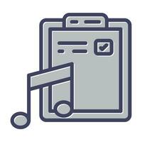 Musik- Datei Vektor Symbol