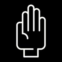 Hand-Vektor-Symbol vektor