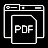 Pdf-Vektorsymbol vektor