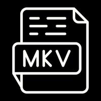 mkv vektor ikon