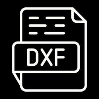 dxf vektor ikon