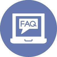 FAQ-Vektorsymbol vektor