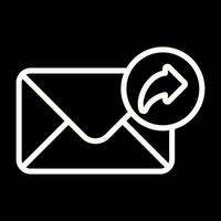 Email Weiterleitung Vektor Symbol