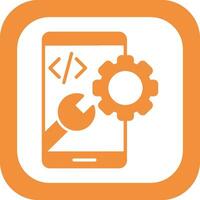 App-Entwicklungsvektorsymbol vektor
