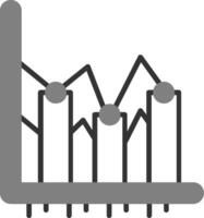 Balkendiagramm-Vektorsymbol vektor