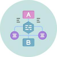 Flussdiagramm-Vektorsymbol vektor