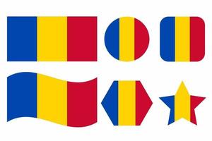 Moldawien-Flagge einfache Illustration für Unabhängigkeitstag oder Wahl vektor