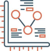Diagram vektor ikon