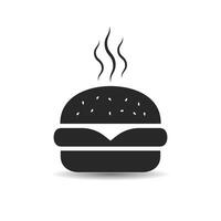 Burger Symbol. schnell Essen Symbol. Vektor Illustration