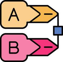 Diagrammvektorsymbol vektor