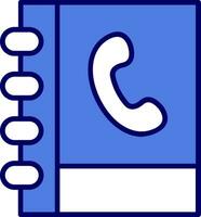 Telefonbuch-Vektorsymbol vektor