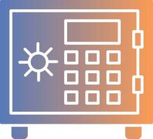 Sicherheit Box Gradient Symbol vektor