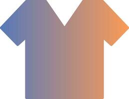 T-Shirt Farbverlauf-Symbol vektor