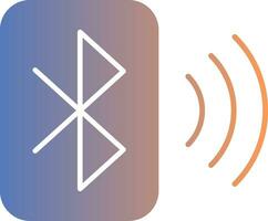 Bluetooth Gradient Symbol vektor