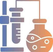 experiment gradient ikon vektor