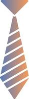 Krawatten-Farbverlauf-Symbol vektor