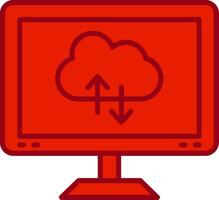 Cloud-Computing-Vektorsymbol vektor