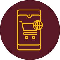 E-Commerce-Vektorsymbol vektor