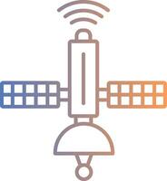 Symbol für den Gradienten der Satellitenlinie vektor