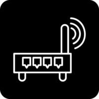 WLAN-Router-Vektorsymbol vektor