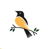 Vogel-Vektor-Logo-Vorlage für Unternehmen und Unternehmen vektor