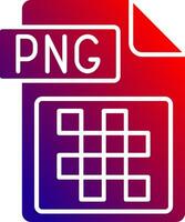 png Datei Format solide Gradient Symbol vektor