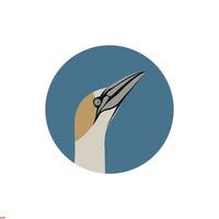 fågelfärgad logotypdesign för företag och företag vektor