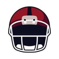 American Football Helm vorne vektor