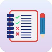 Checkliste Vektor Icon