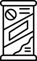 rollen oben Vektor Symbol