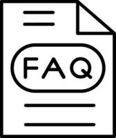 FAQ-Vektorsymbol vektor